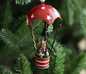 Jiyora Christmas Hanging Ornament Metal Hand Painted Decoration